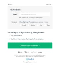Online Donation Form - Short Version